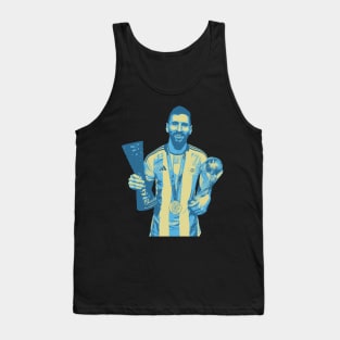 messi is Goat Tank Top